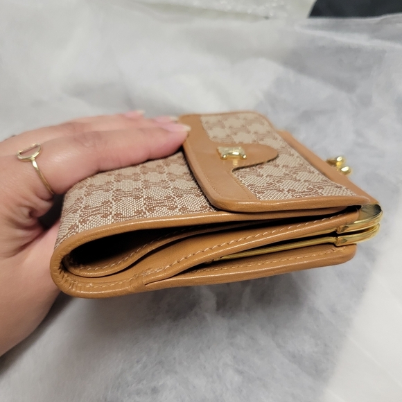 Celine Vintage Macadam Trifold Wallet - Picture 4 of 13